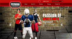 Desktop Screenshot of perwansports.com