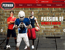 Tablet Screenshot of perwansports.com